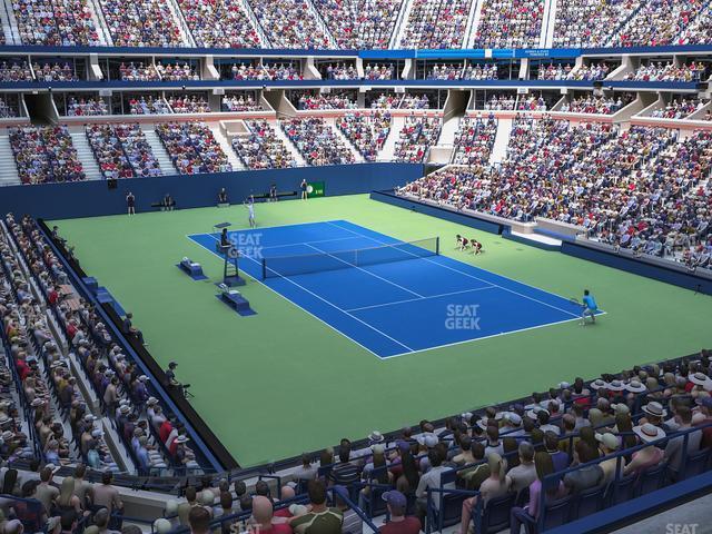 Seating view for Arthur Ashe Stadium Section Suite 245