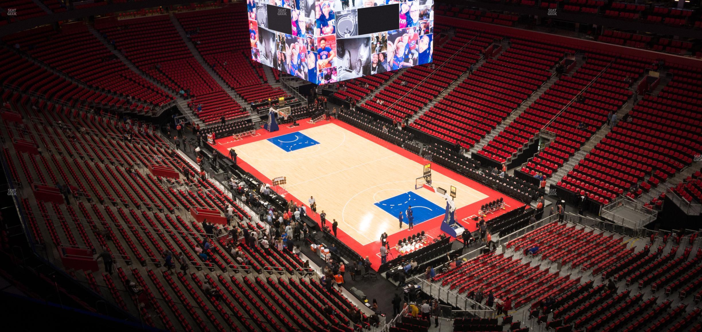 Seating view for Little Caesars Arena Section 222