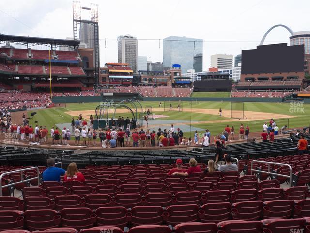 Seating view for Busch Stadium Section Home Field Box 148