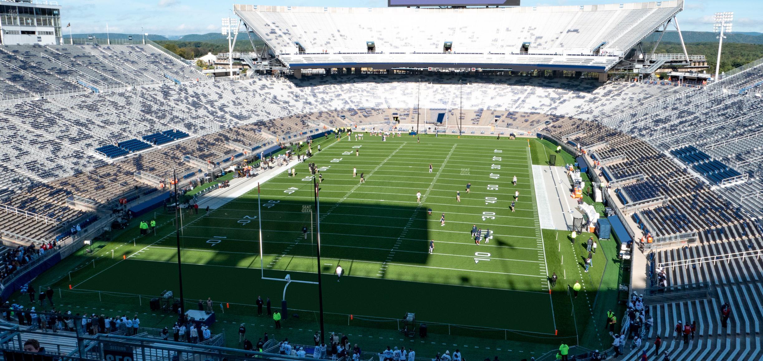 Seating view for Beaver Stadium Section South D Club