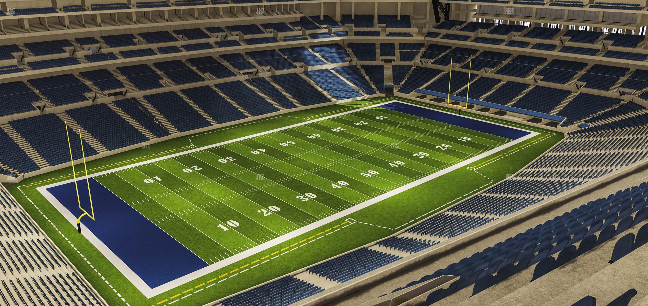 Seating view for Lucas Oil Stadium Section 646