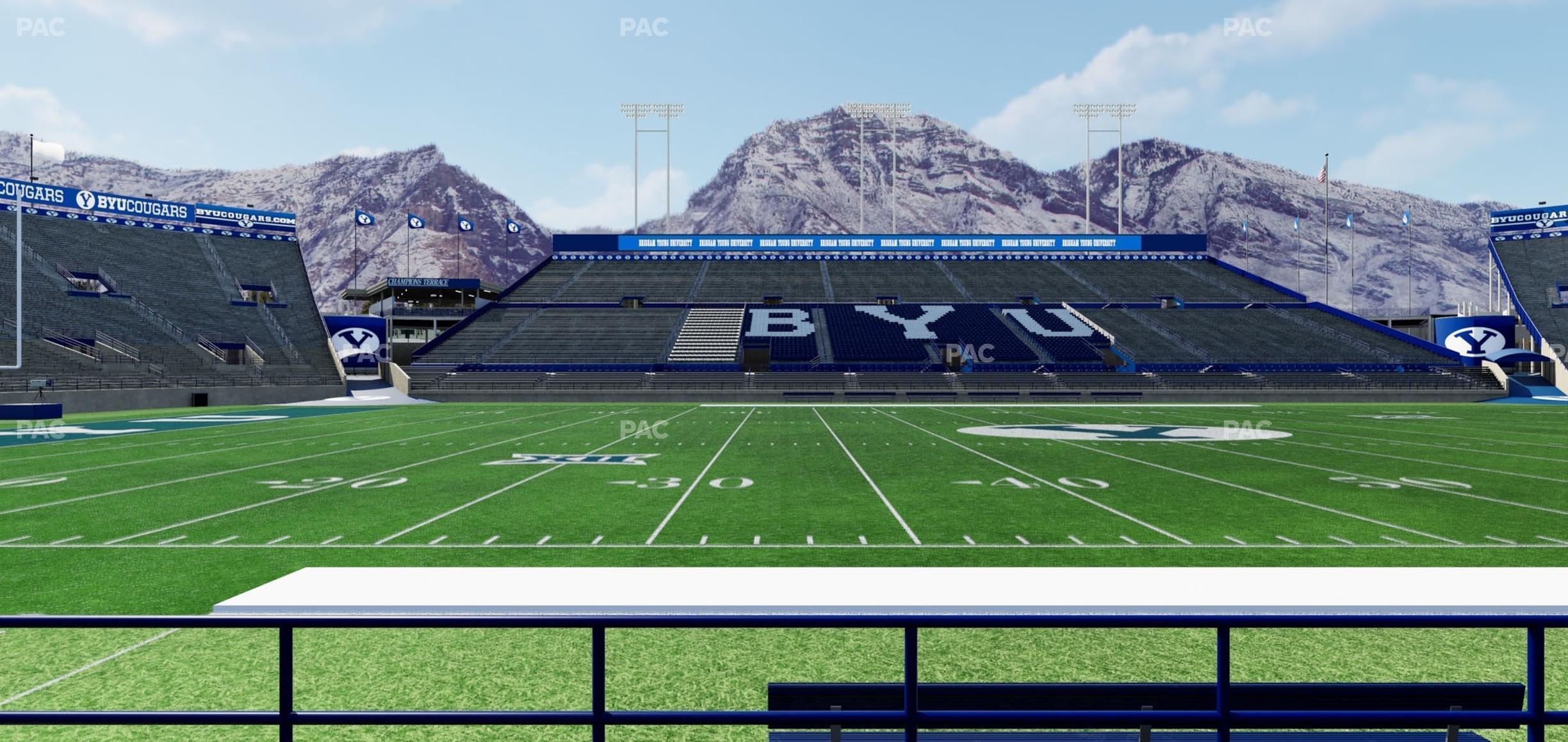 Seating view for LaVell Edwards Stadium Section 6