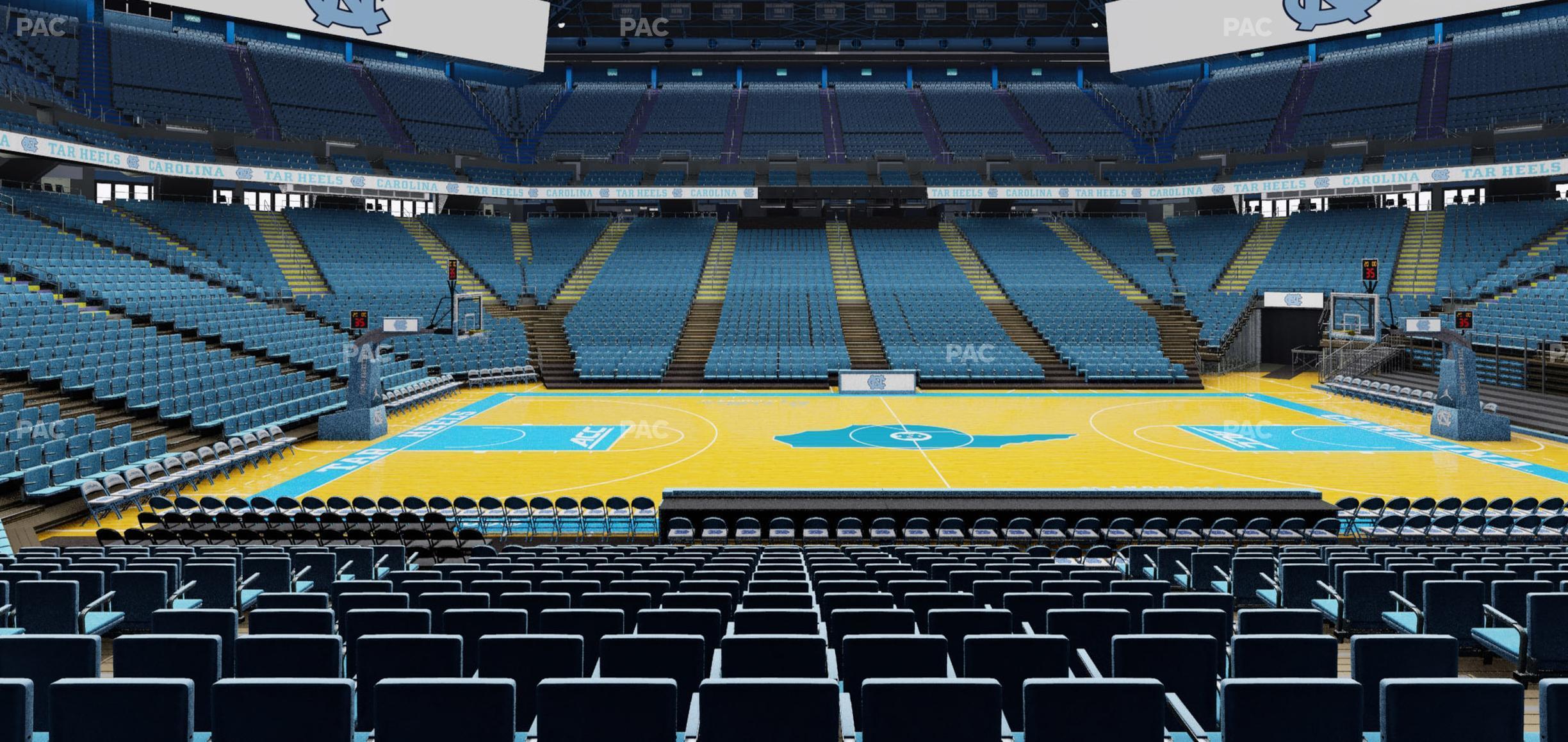 Seating view for Dean Smith Center Section 108