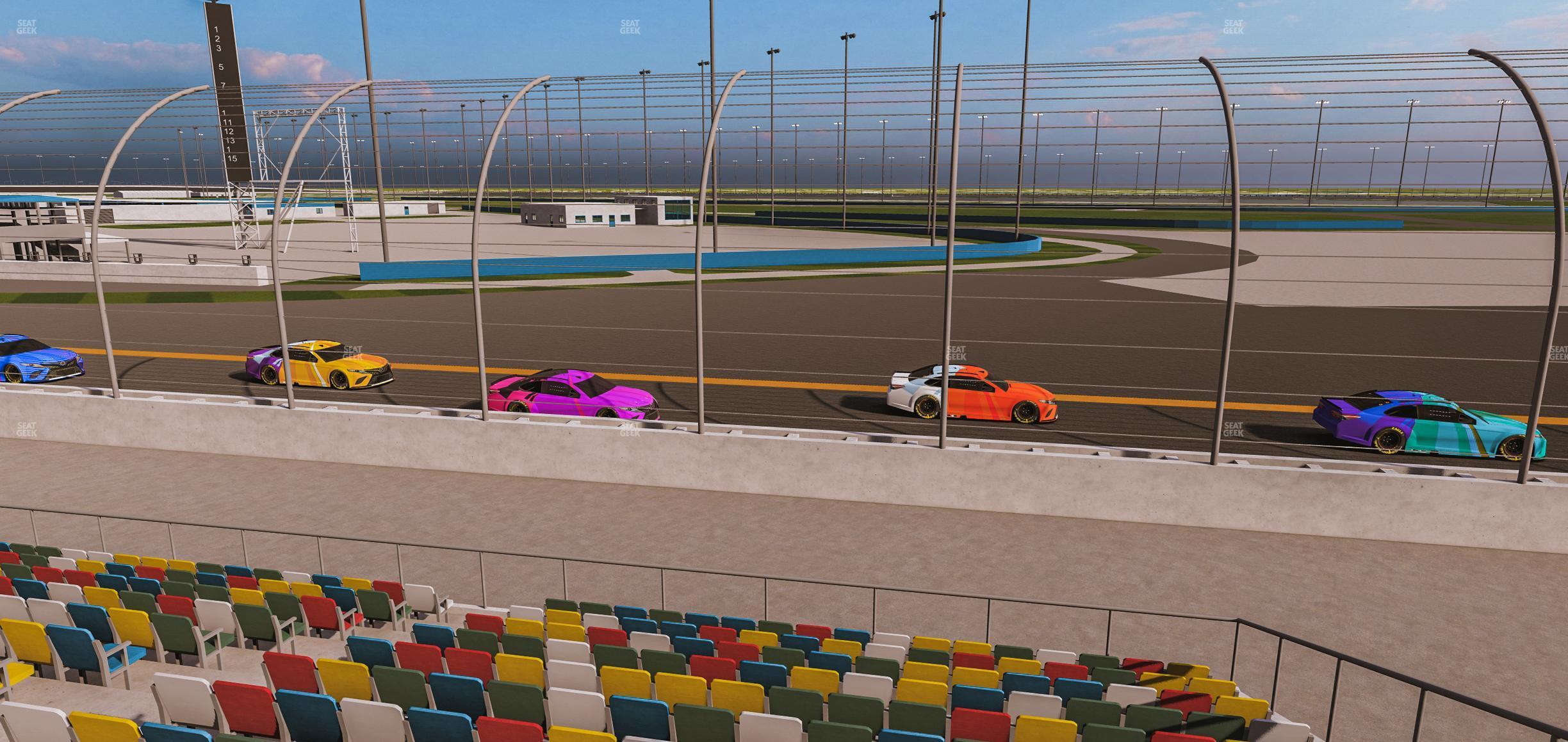 Seating view for Daytona International Speedway Section Front 174