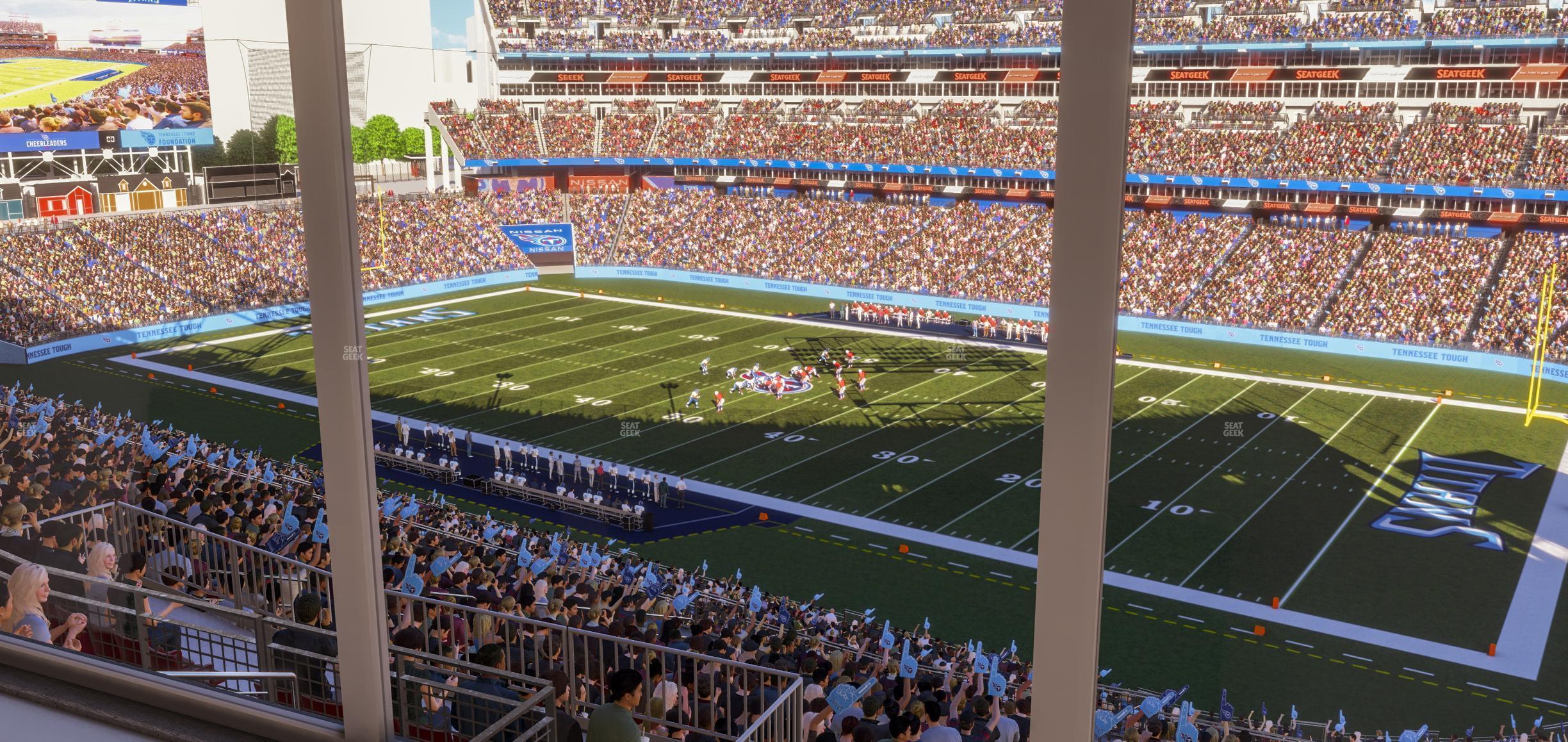 Seating view for Nissan Stadium Section Suite 558 W