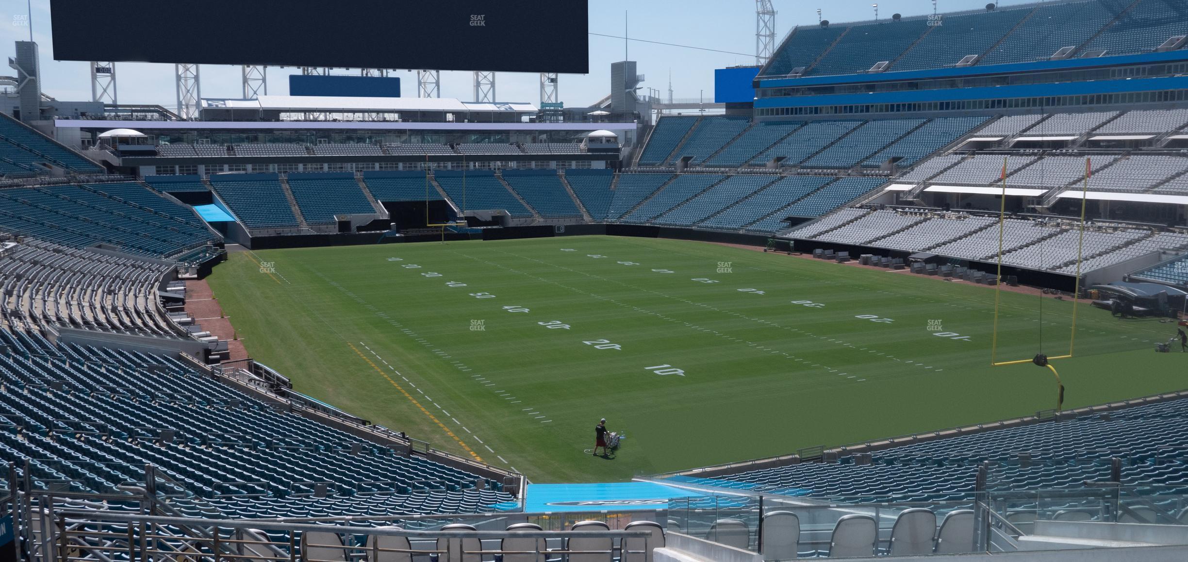 Seating view for EverBank Stadium Section 227