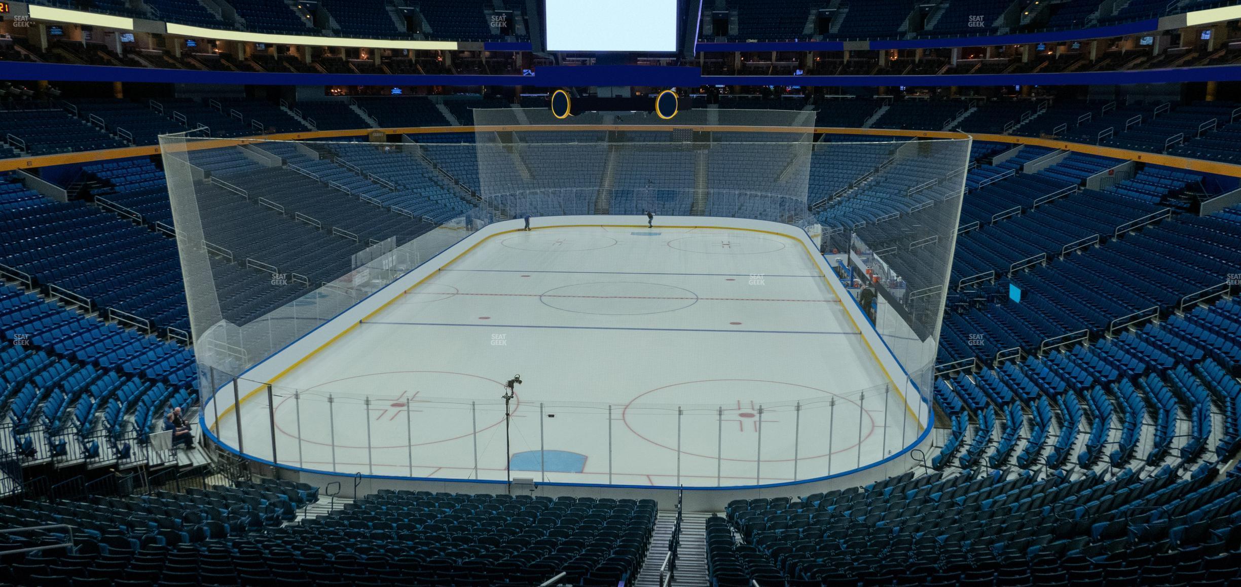 Seating view for KeyBank Center Section Studio Box 3