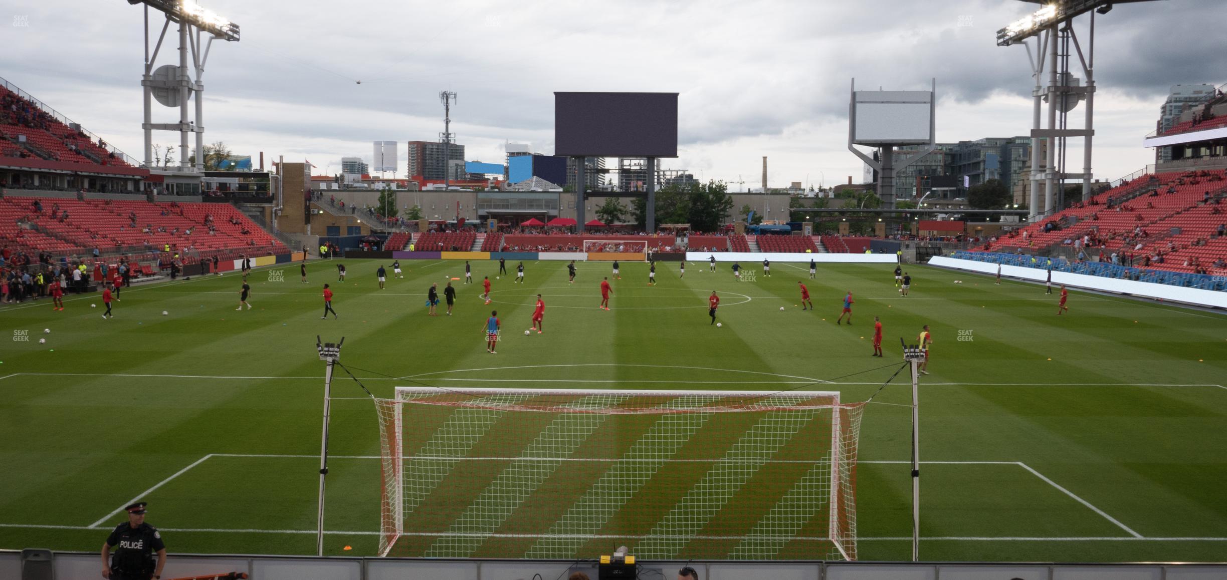 Seating view for BMO Field Section 115