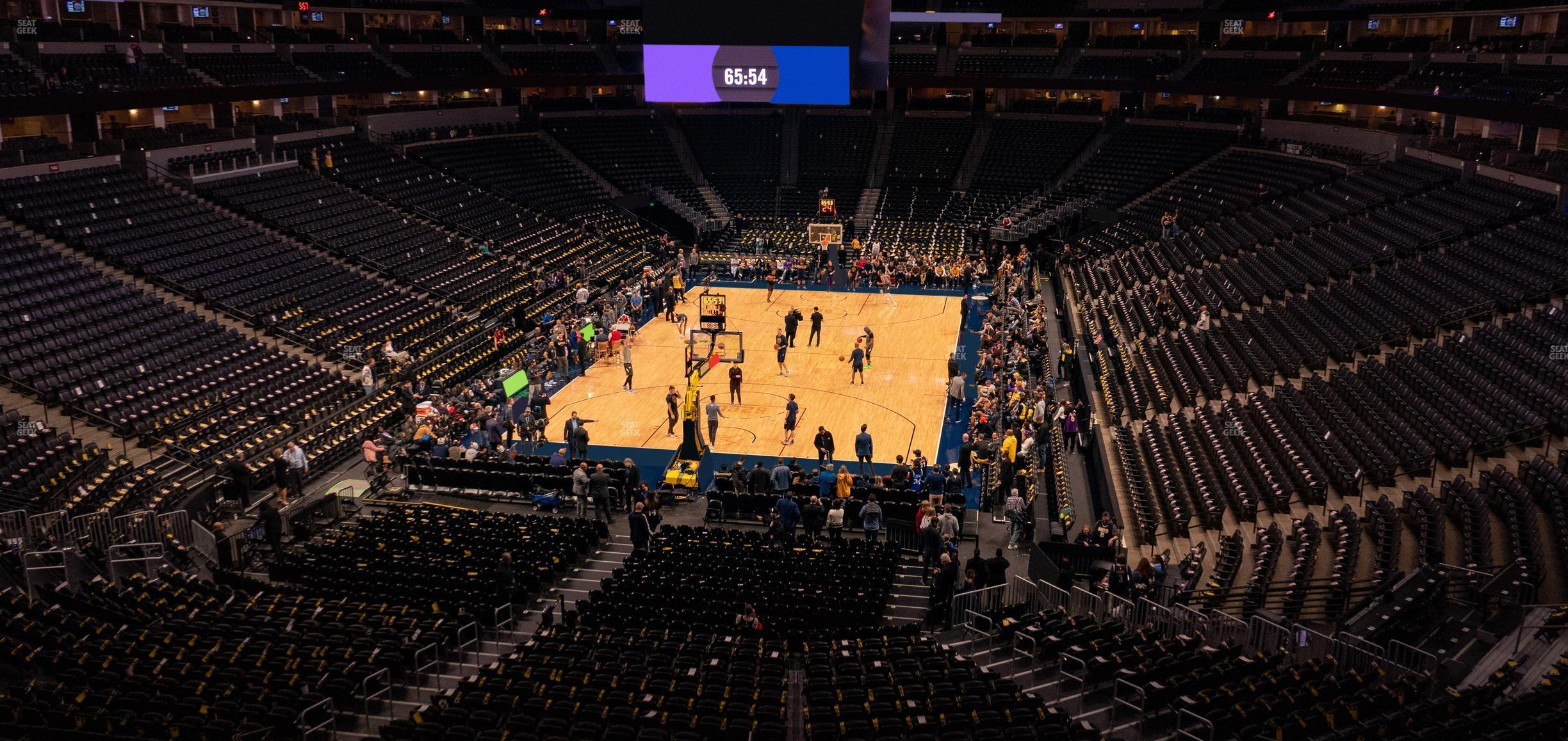 Seating view for Ball Arena Section 244