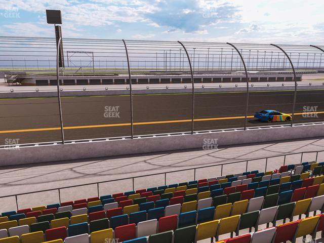 Seating view for Daytona International Speedway Section Front 125