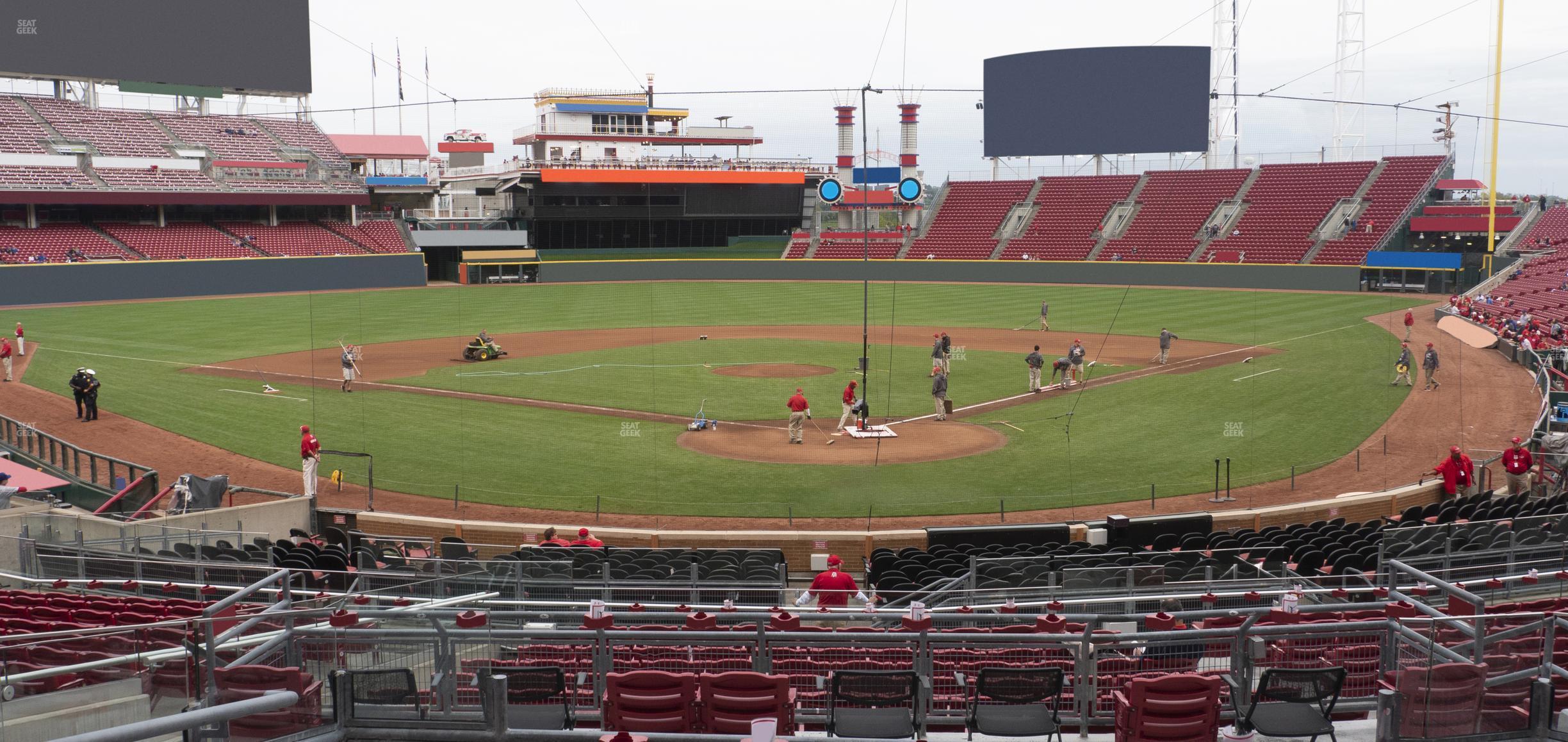 Seating view for Great American Ball Park Section 123