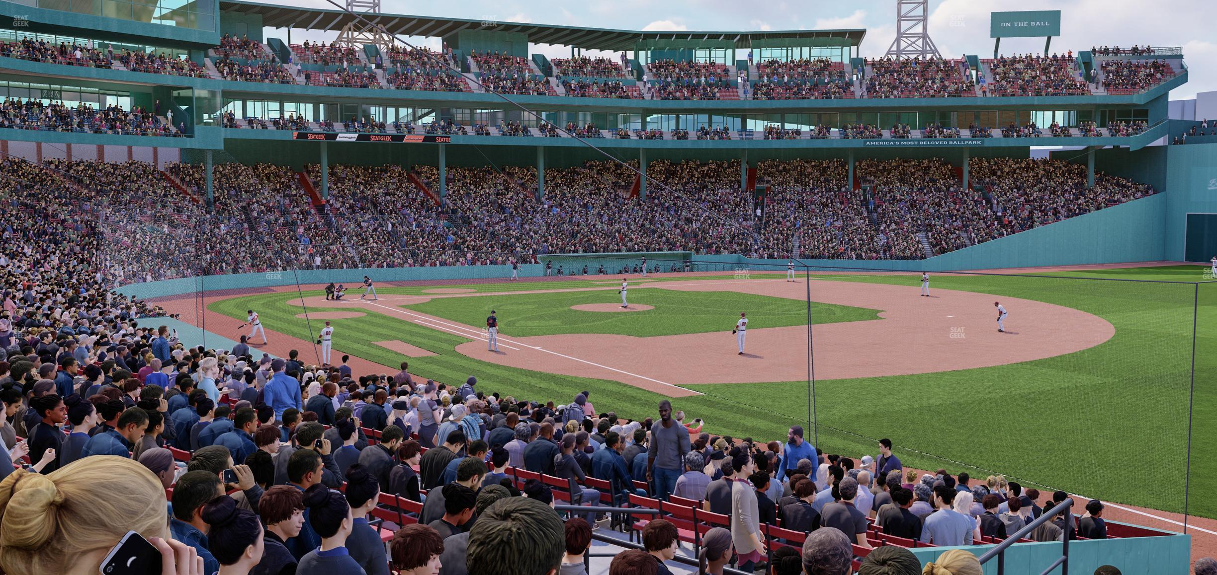 Seating view for Fenway Park Section Right Field Box 97