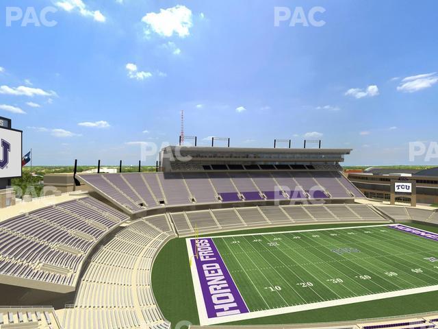 Seating view for Amon G Carter Stadium Section 311