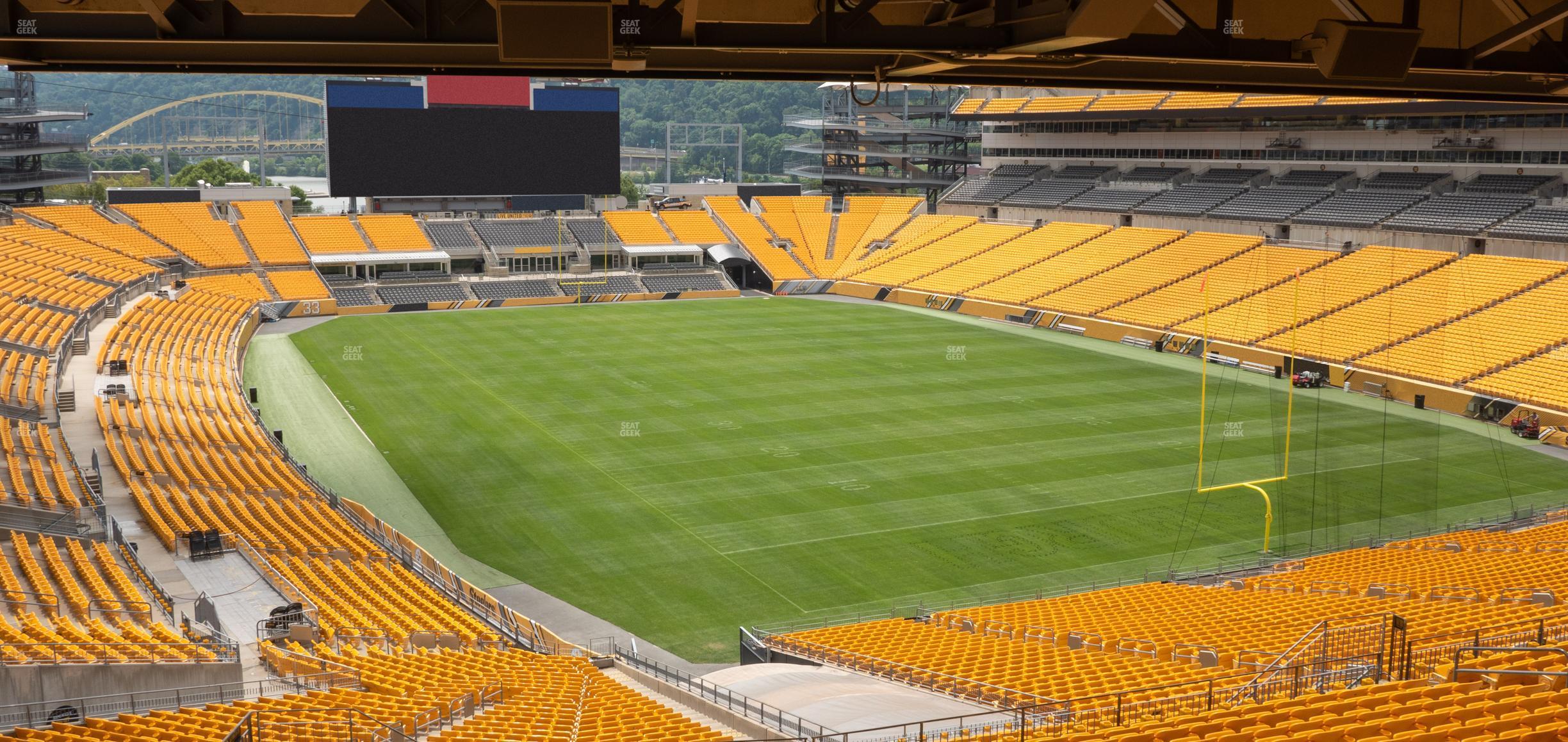 Seating view for Acrisure Stadium Section North Club 004