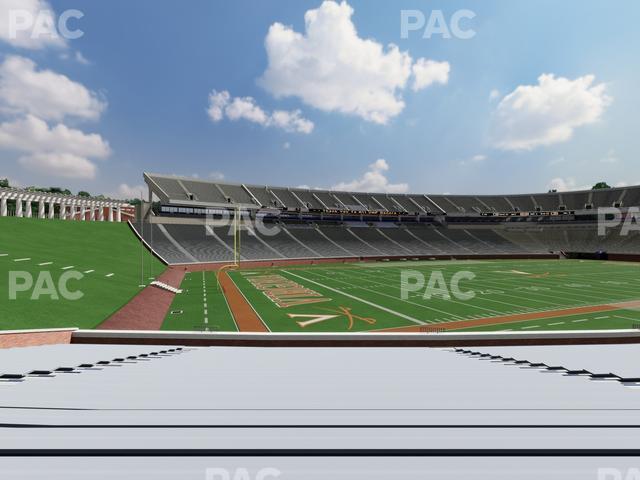 Seating view for Scott Stadium Section 130