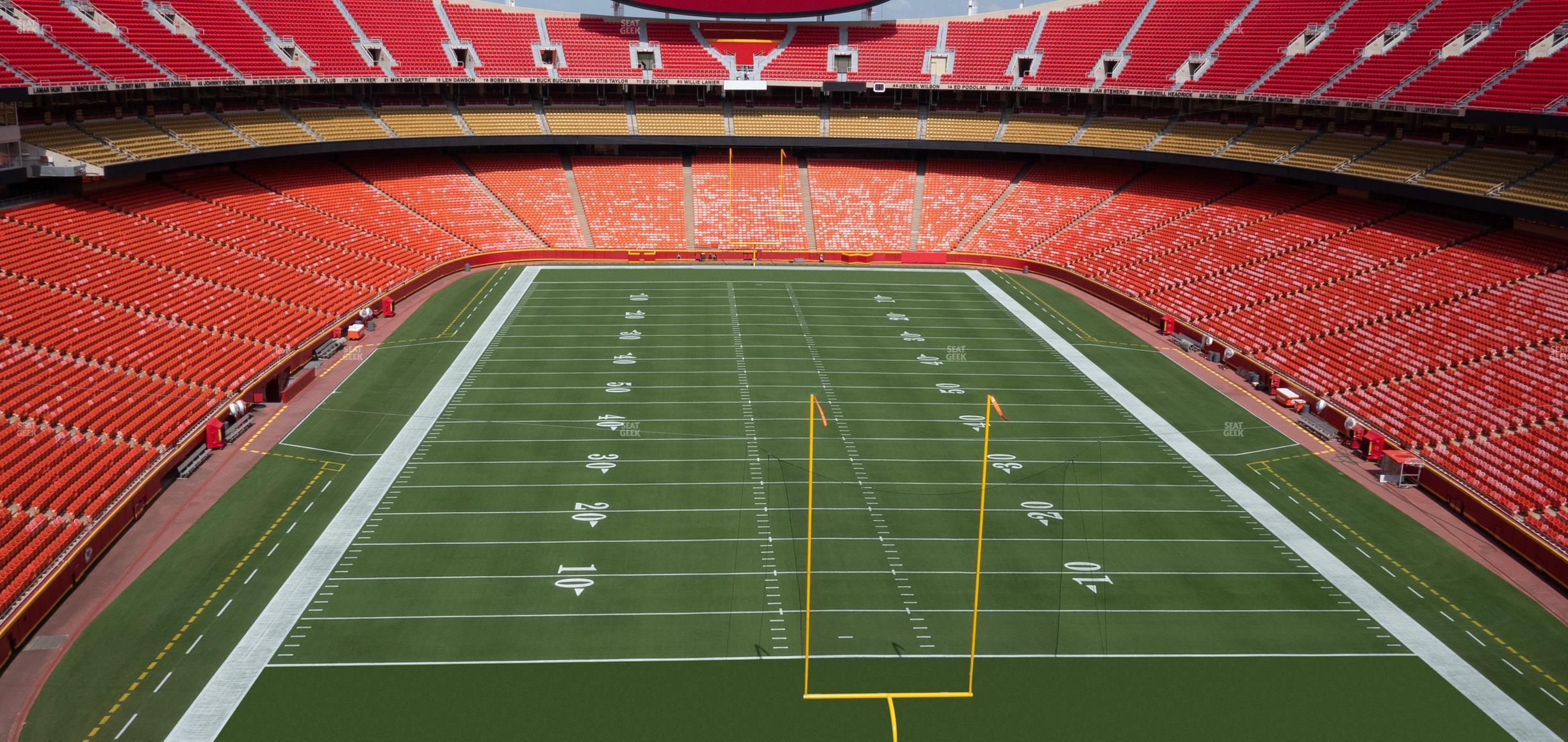 Seating view for GEHA Field at Arrowhead Stadium Section 313