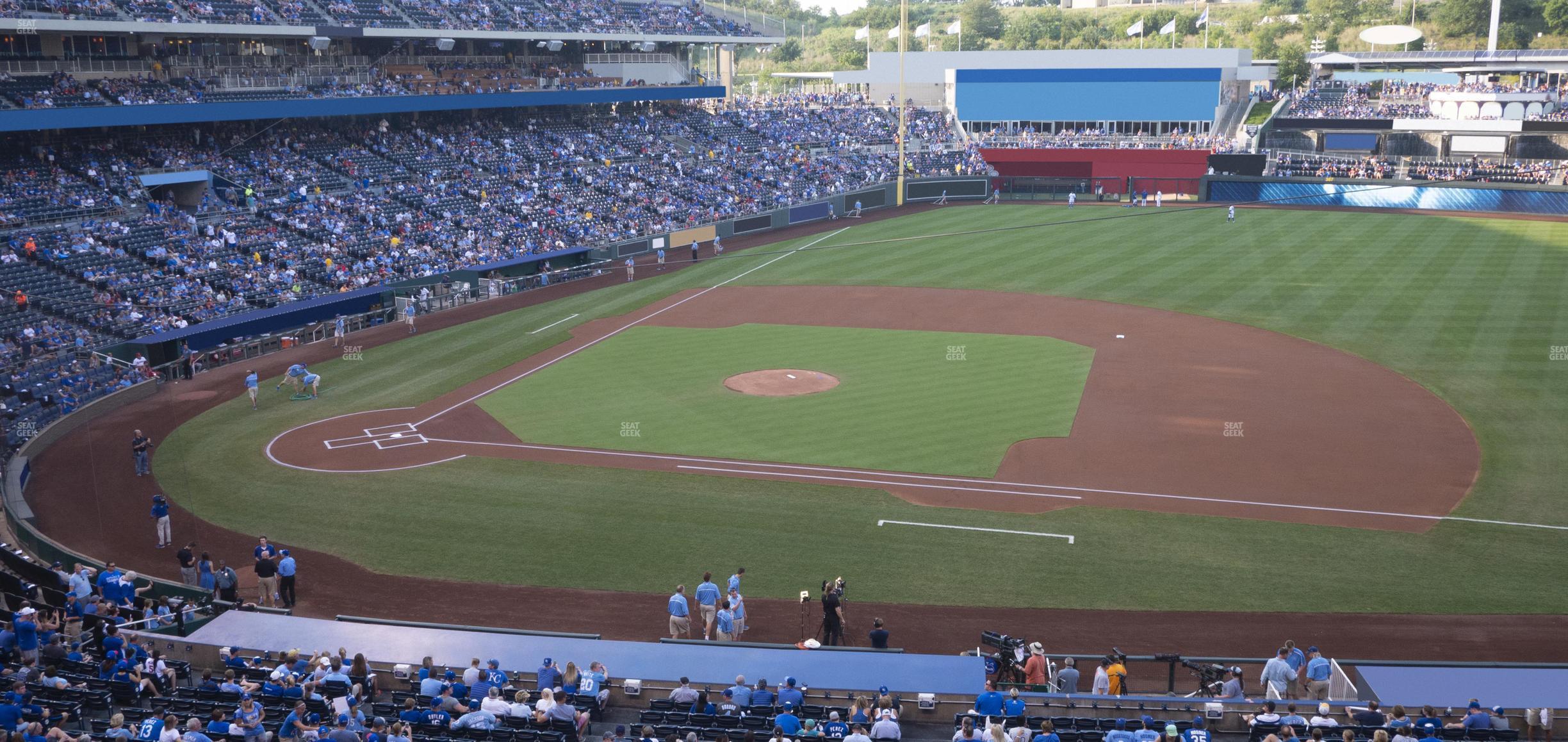 Seating view for Kauffman Stadium Section 317