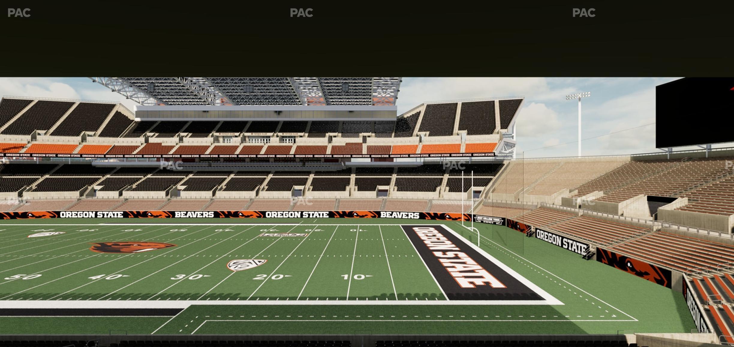 Seating view for Reser Stadium Section West Club 1