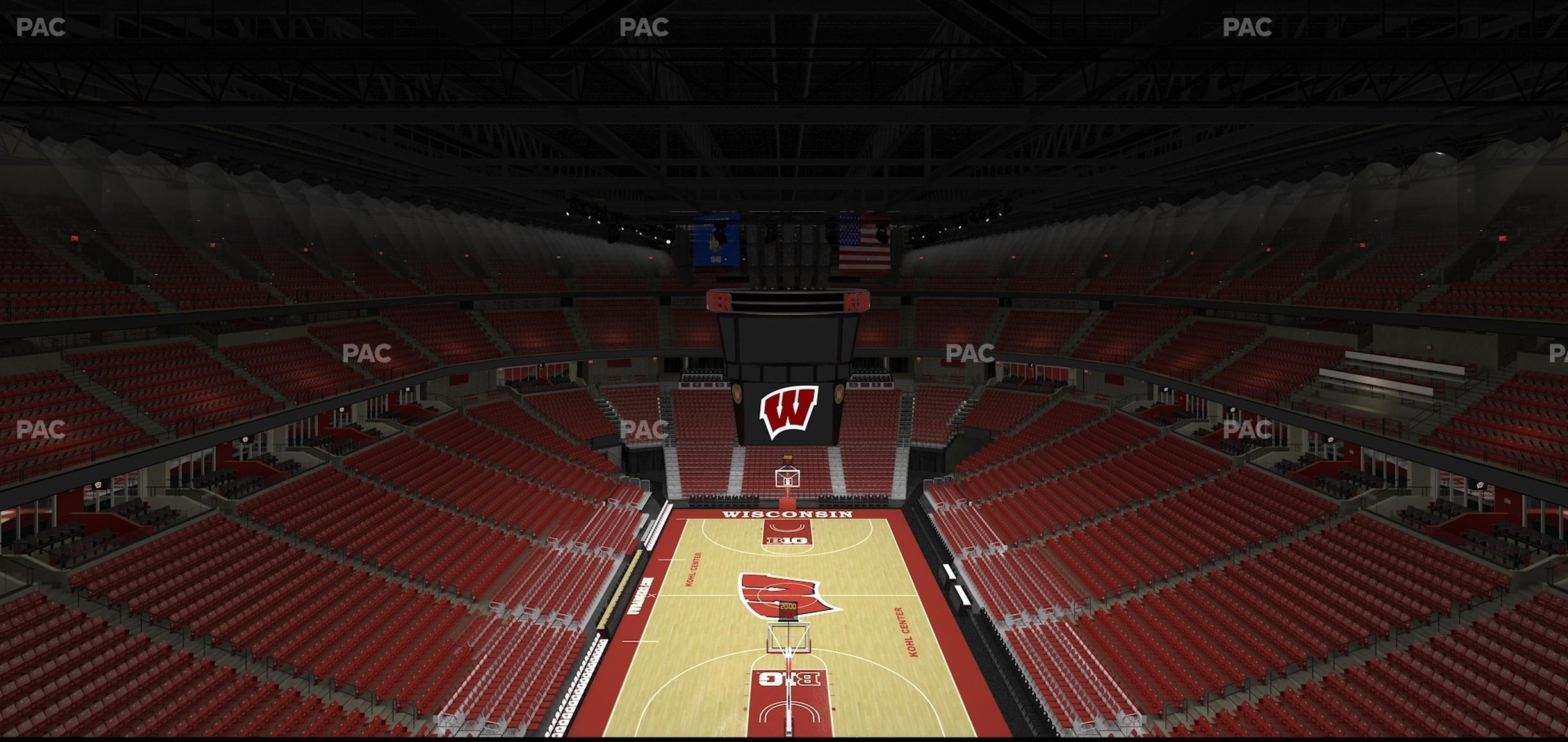 Seating view for Kohl Center Section 315