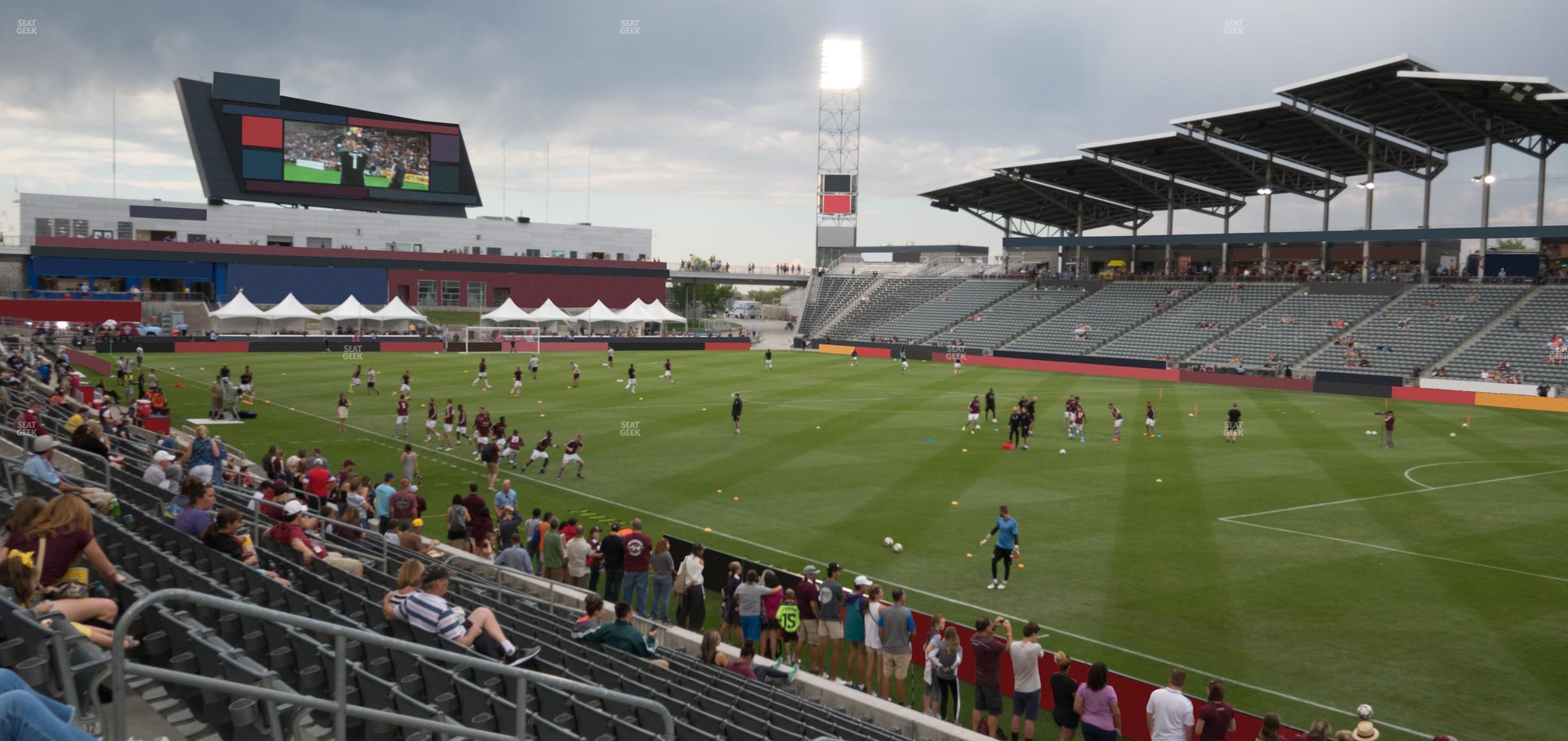 Seating view for Dick's Sporting Goods Park Section 123