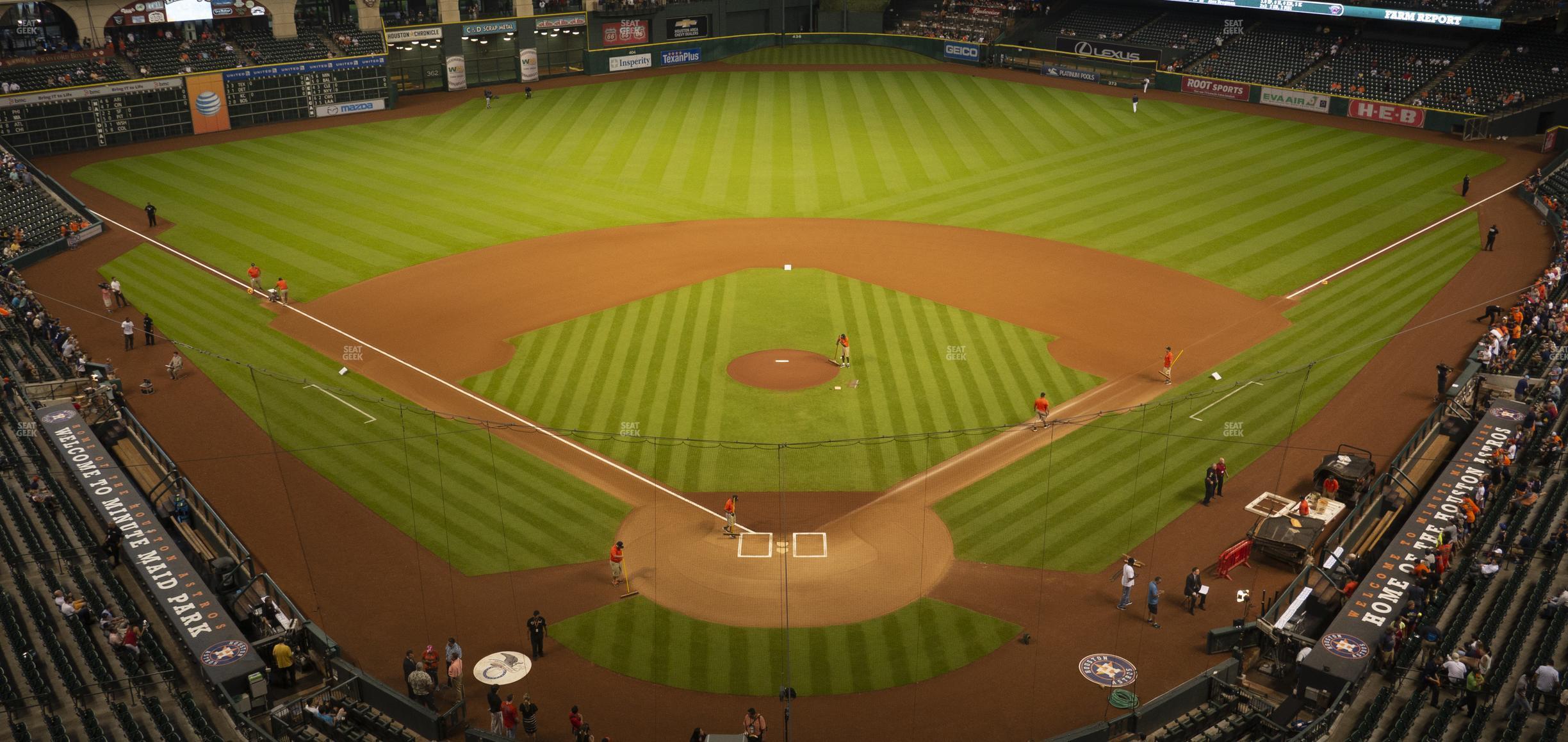 Seating view for Minute Maid Park Section 319