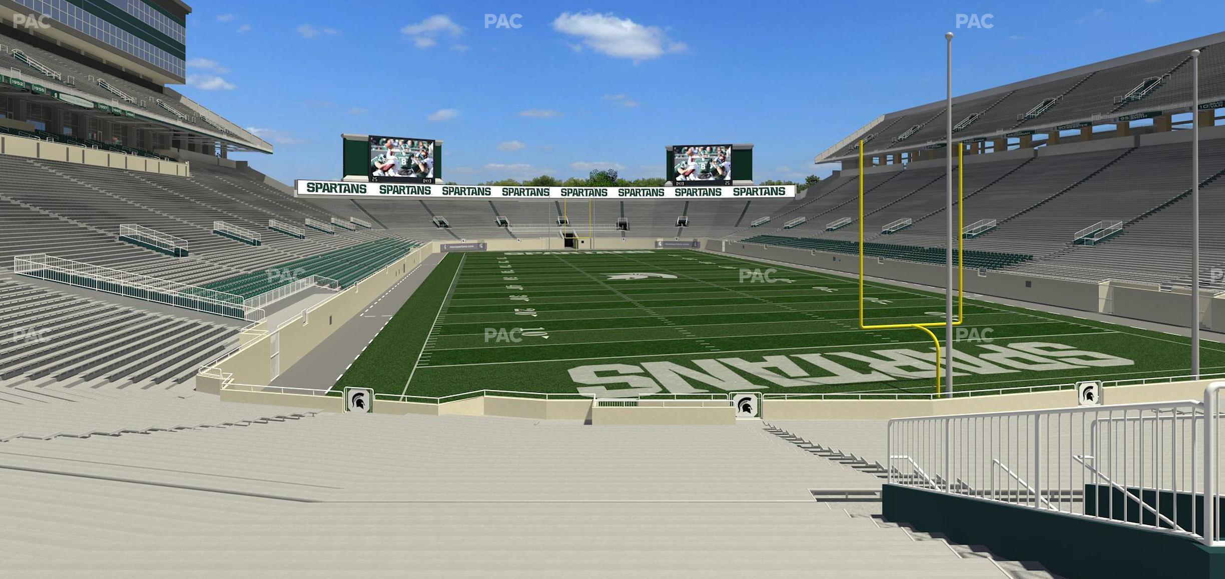 Seating view for Spartan Stadium (Michigan) Section 17