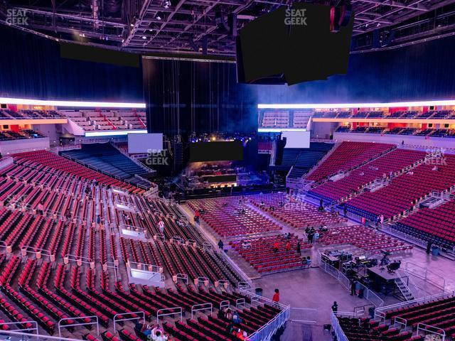 Seating view for KFC Yum! Center Section 212