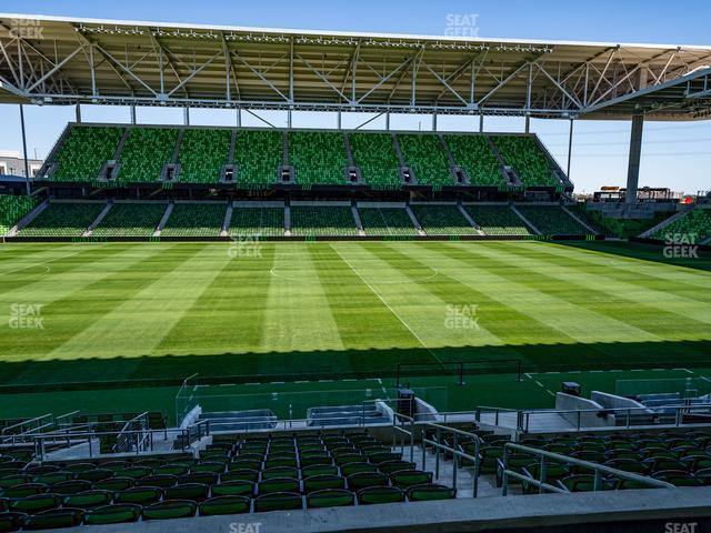 Seating view for Q2 Stadium Section Loge 114 B