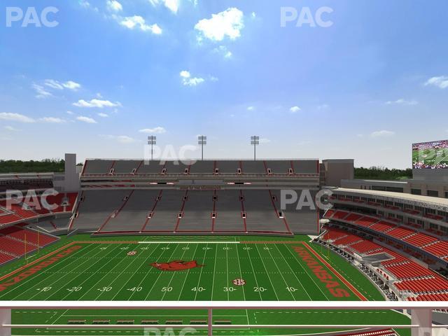 Seating view for Razorback Stadium Section 522 1