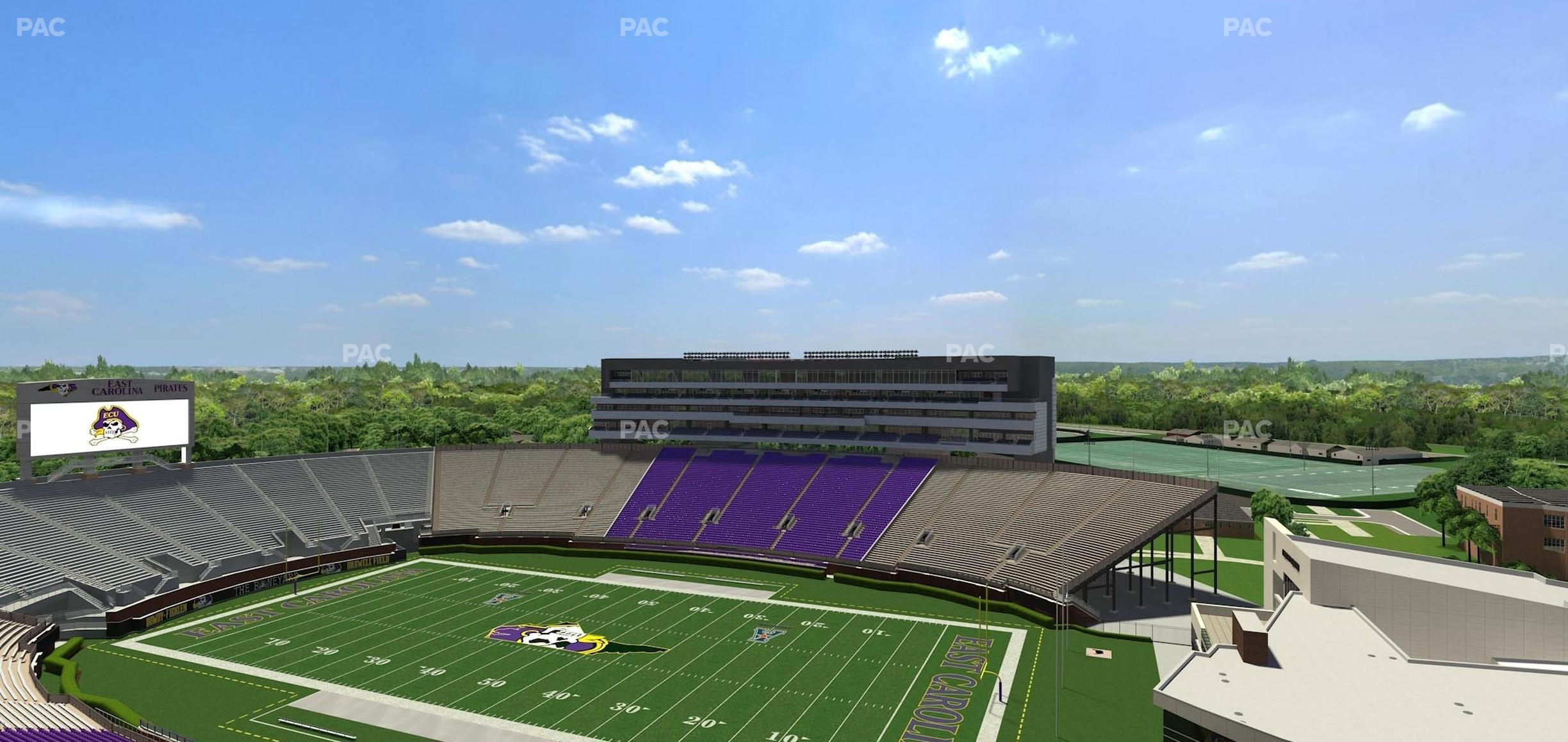 Seating view for Dowdy-Ficklen Stadium Section 213