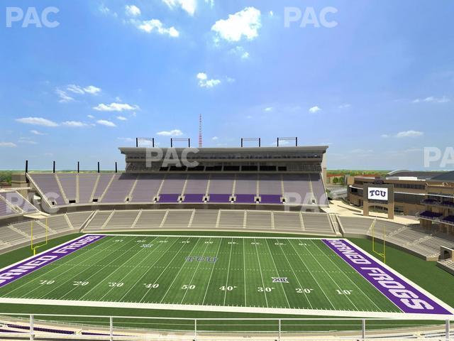 Seating view for Amon G Carter Stadium Section 305