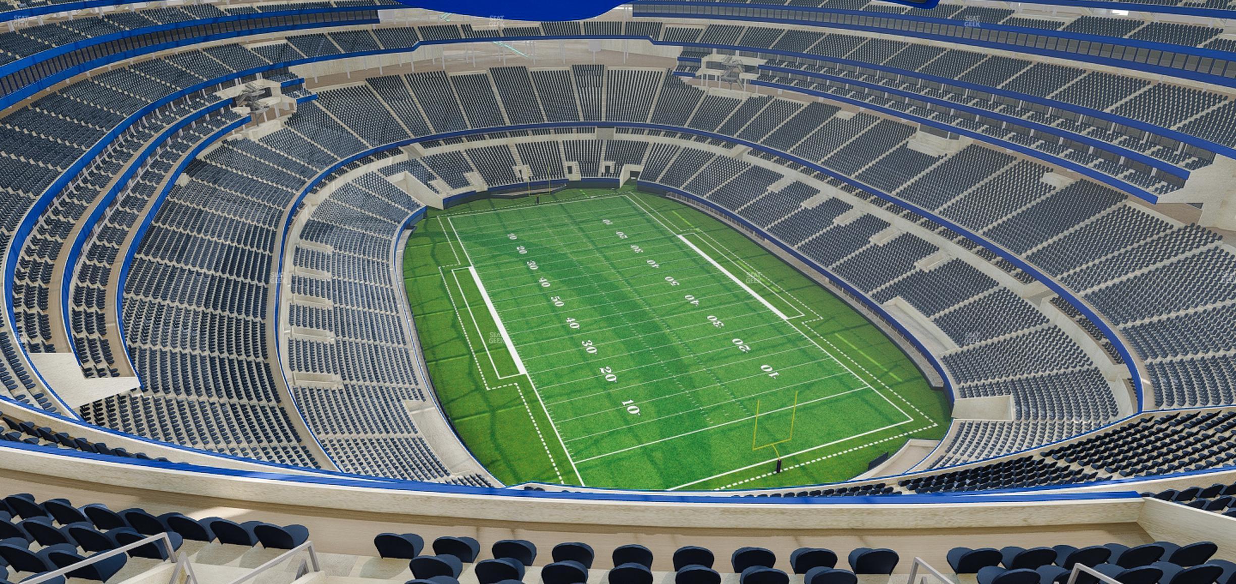 Seating view for SoFi Stadium Section 552