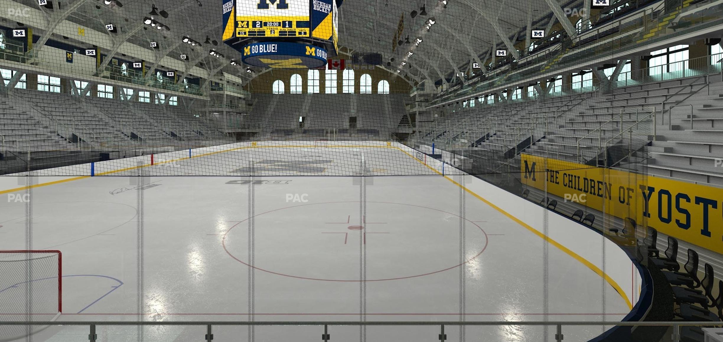 Seating view for Yost Arena Section 13