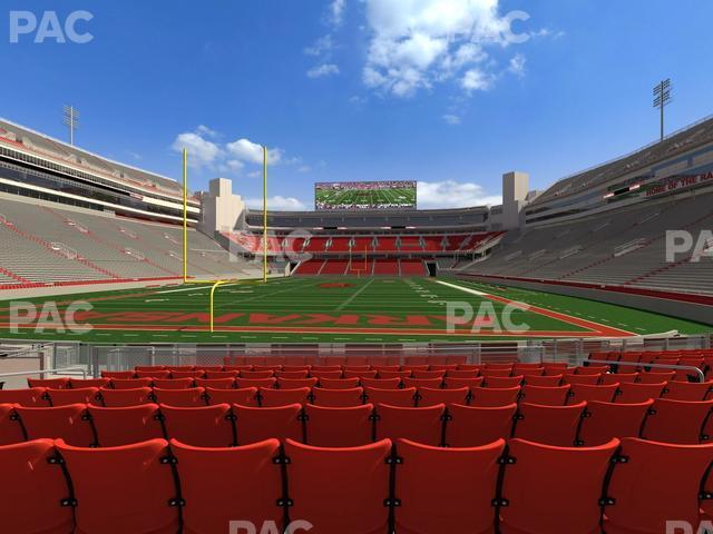 Seating view for Razorback Stadium Section F 4