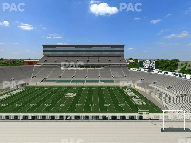 Seating view for Spartan Stadium (Michigan) Section 107