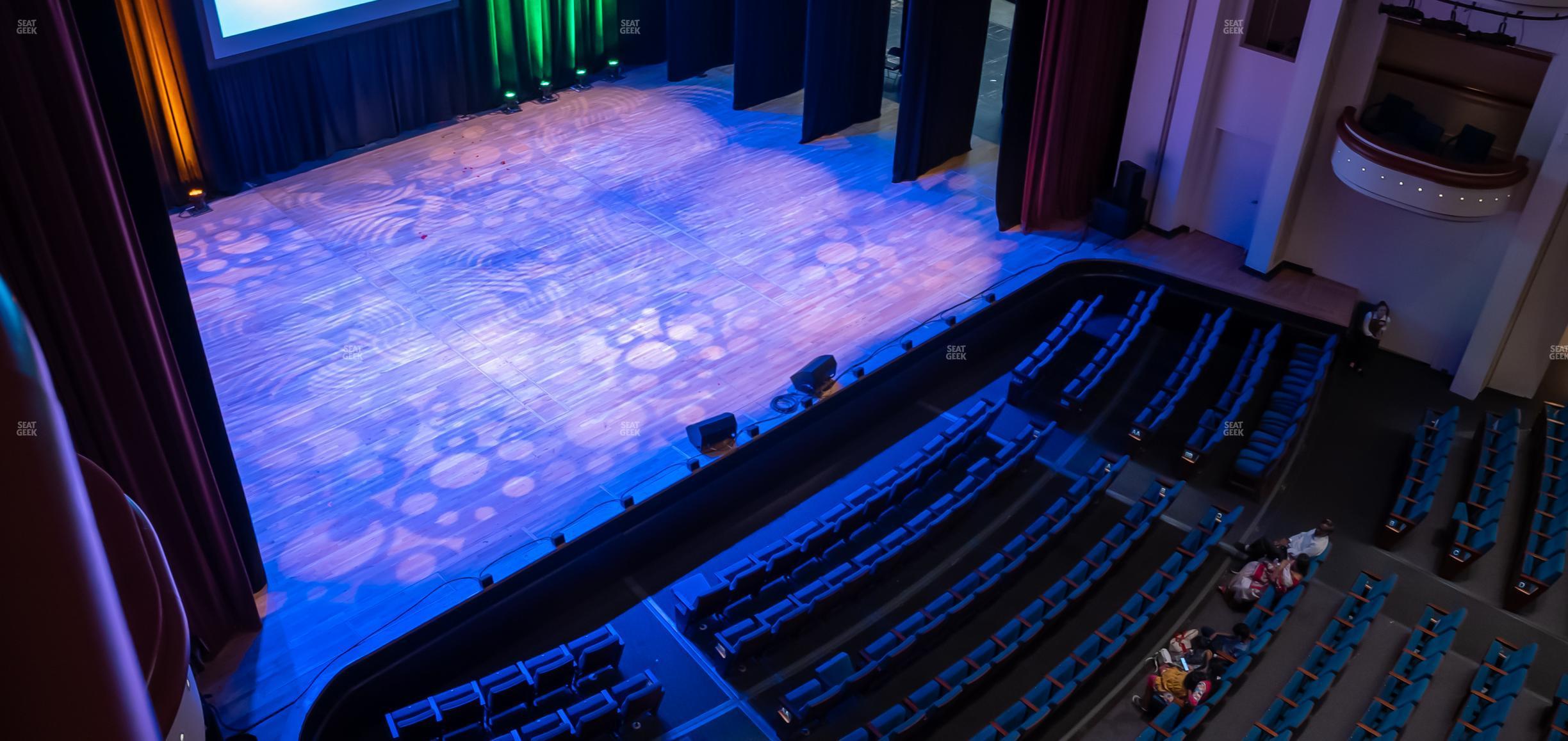 Seating view for Belk Theater at Blumenthal Performing Arts Center Section Balcony Box Left 1