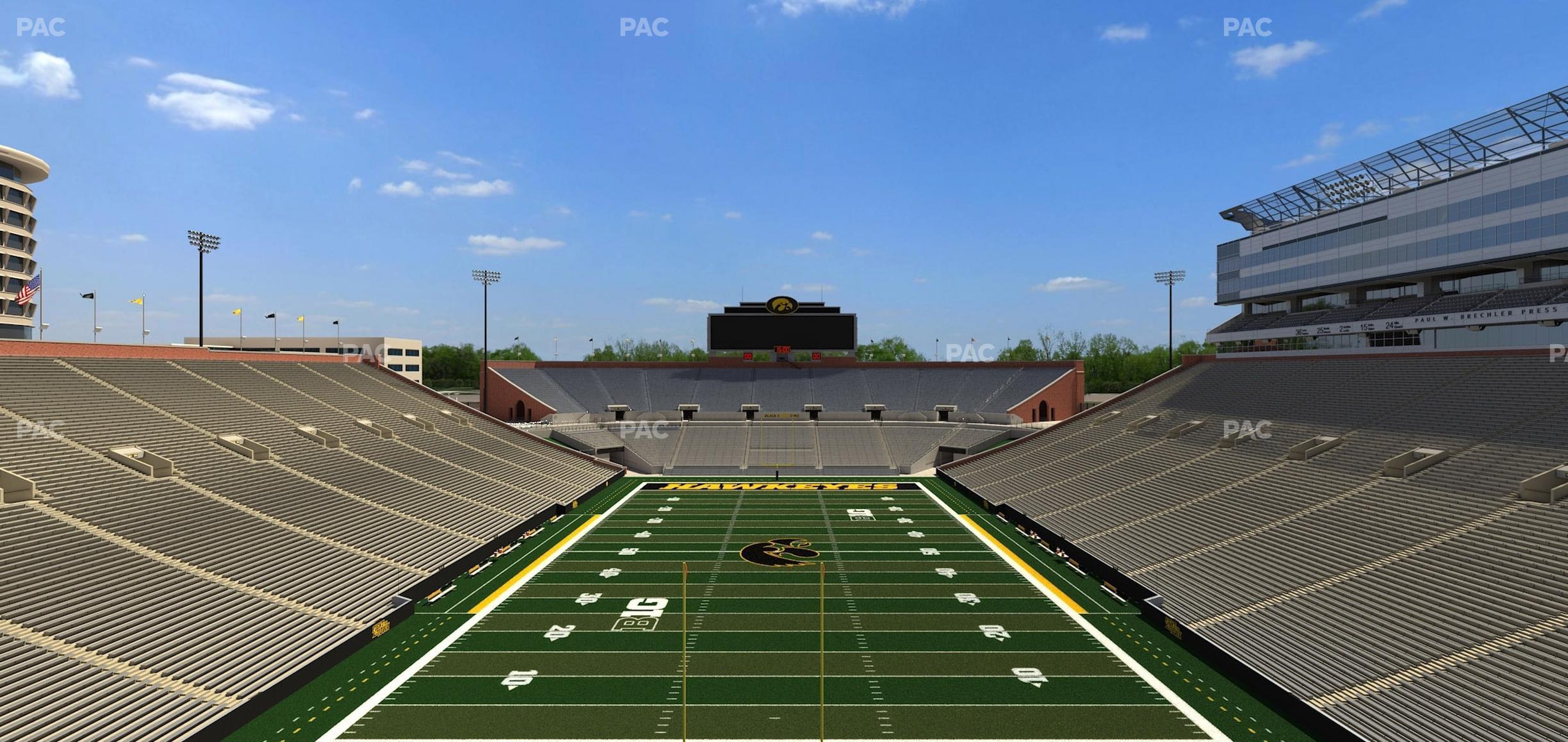 Seating view for Kinnick Stadium Section 336