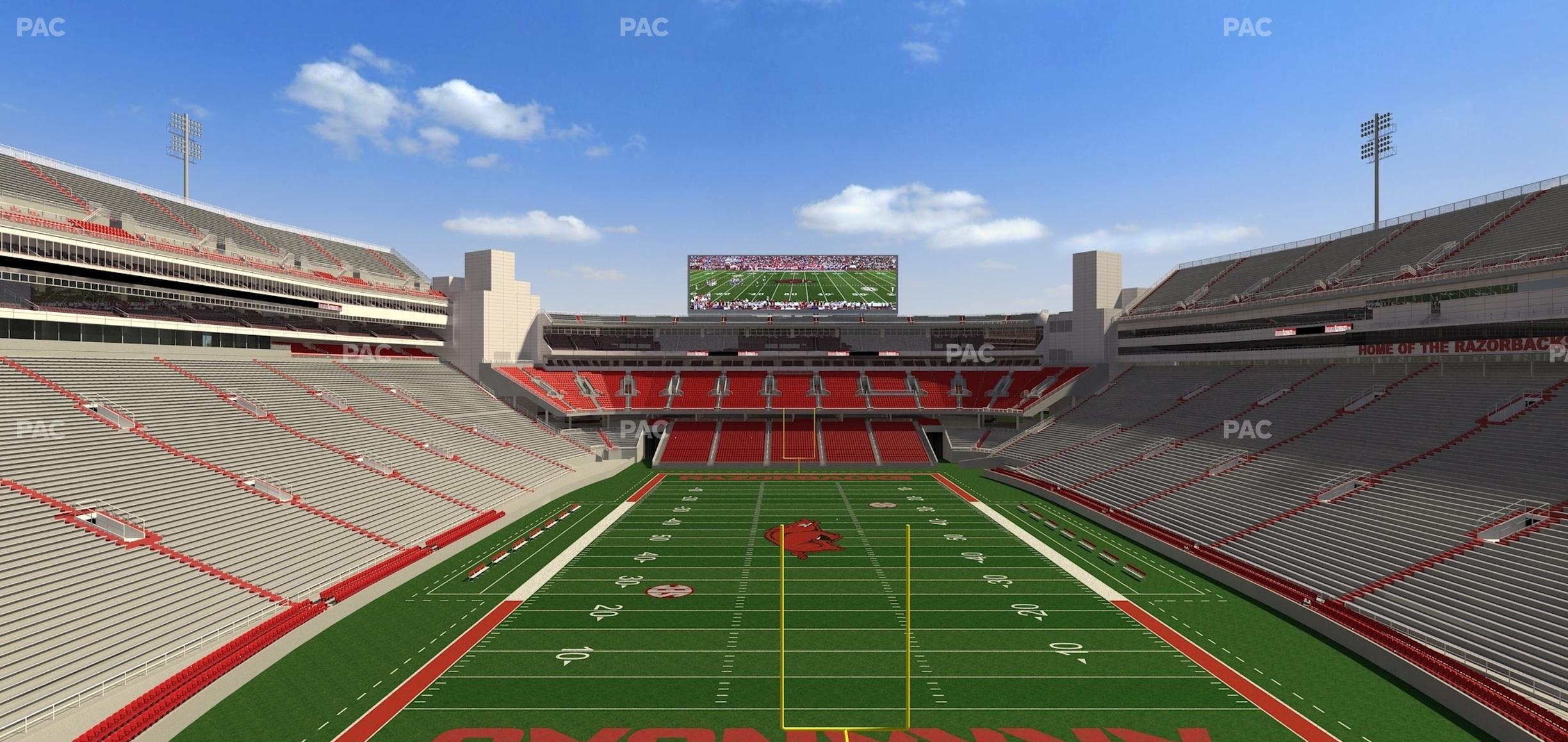 Seating view for Razorback Stadium Section Suite 28