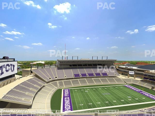 Seating view for Amon G Carter Stadium Section 410