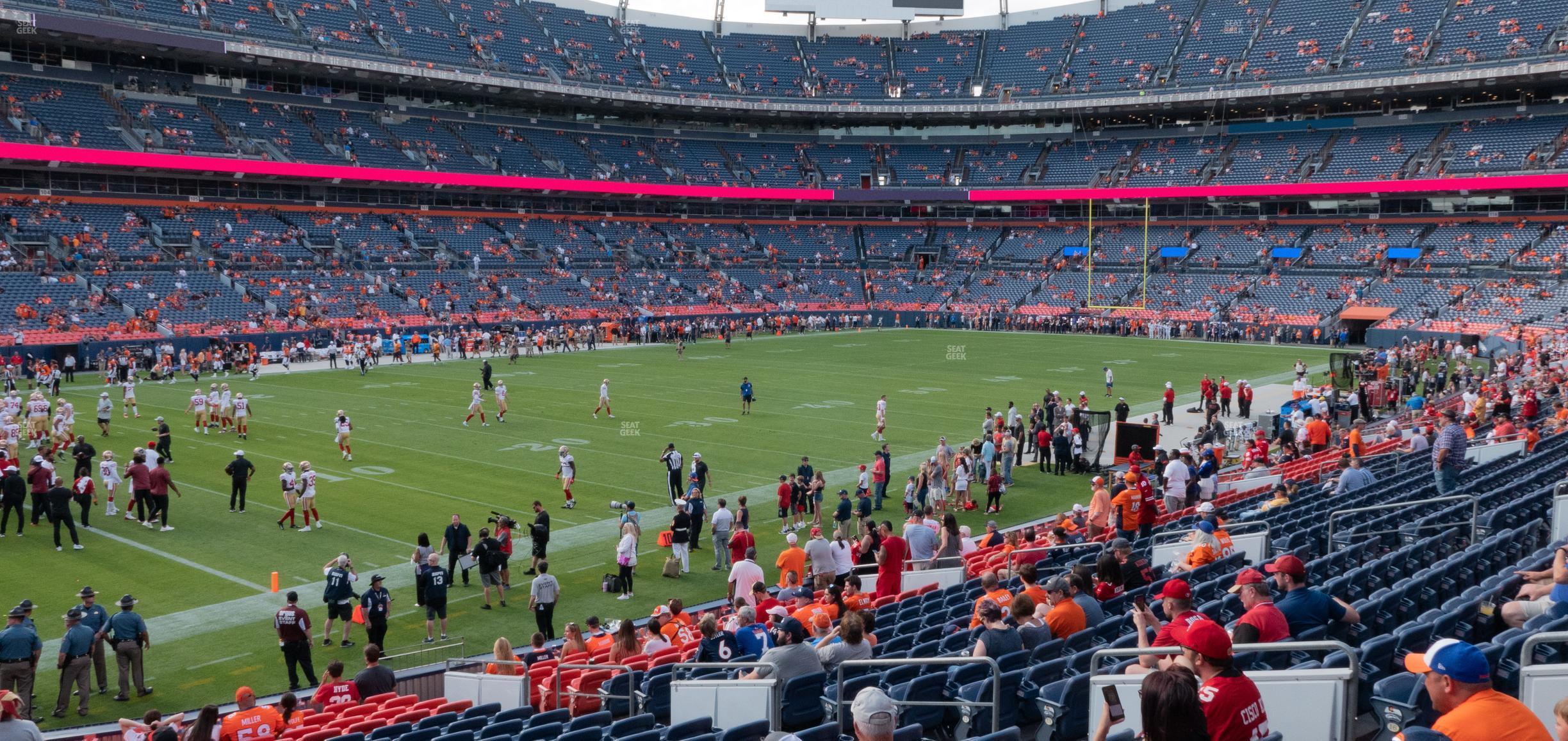 Seating view for Empower Field at Mile High Section 128