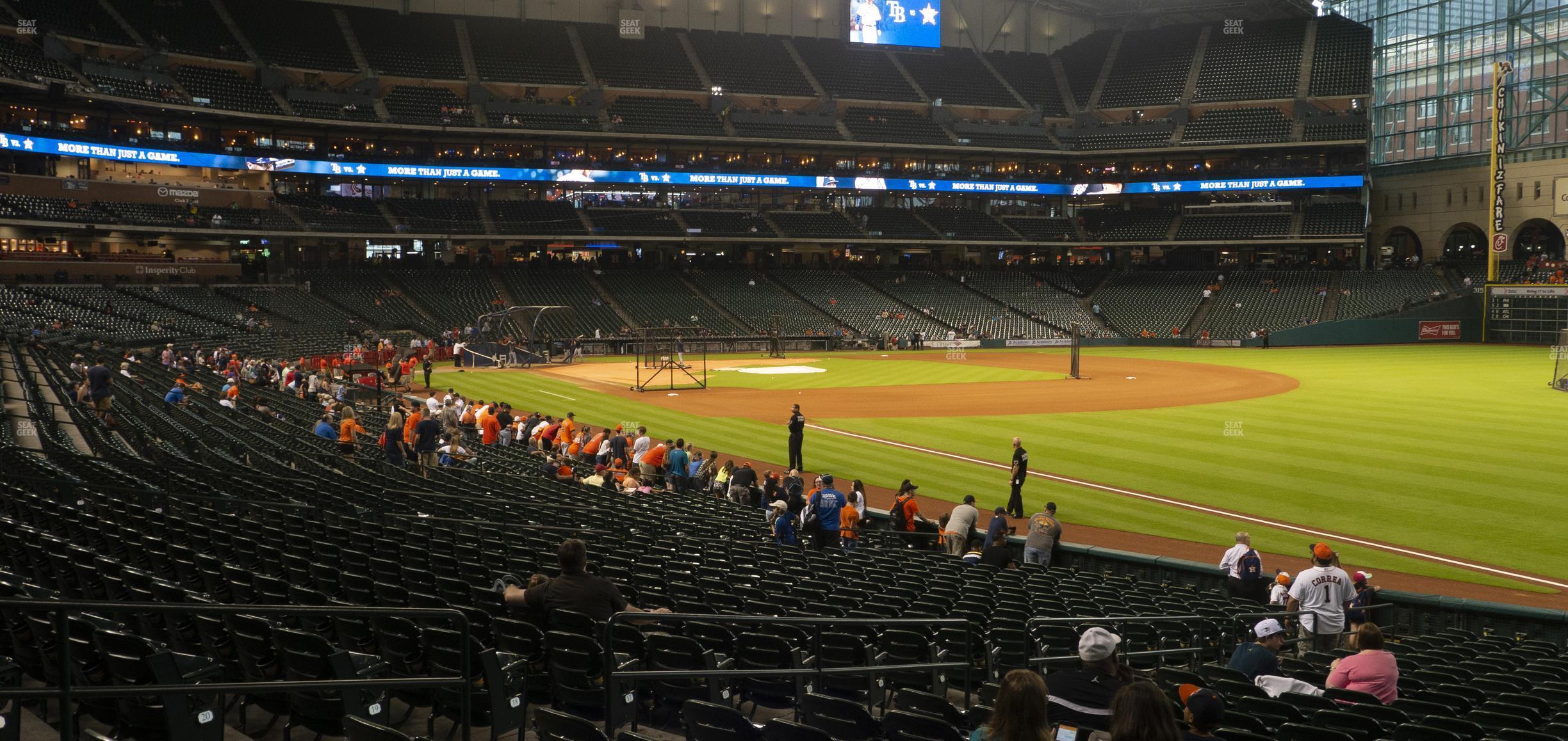 Seating view for Minute Maid Park Section 133