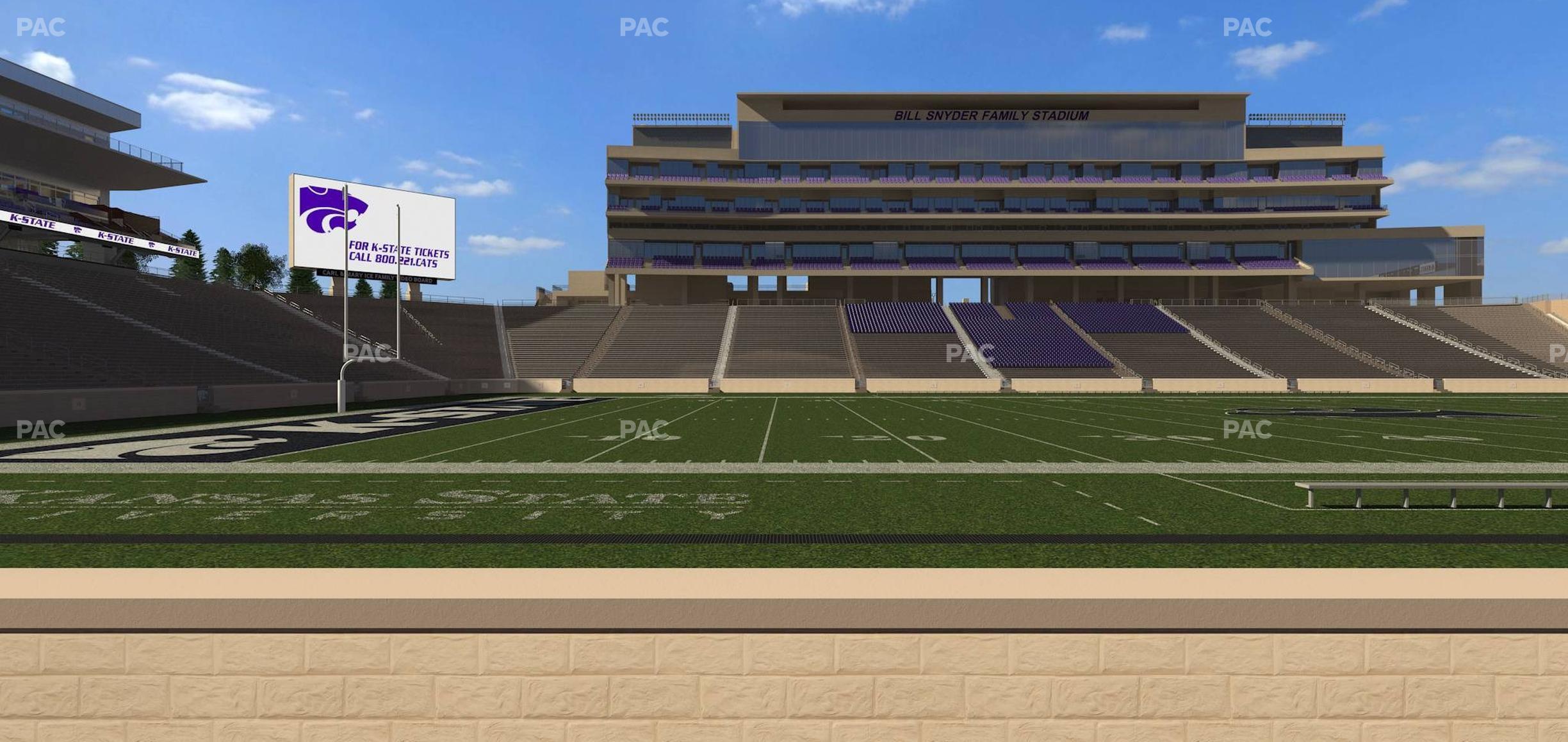 Seating view for Bill Snyder Family Stadium Section 22