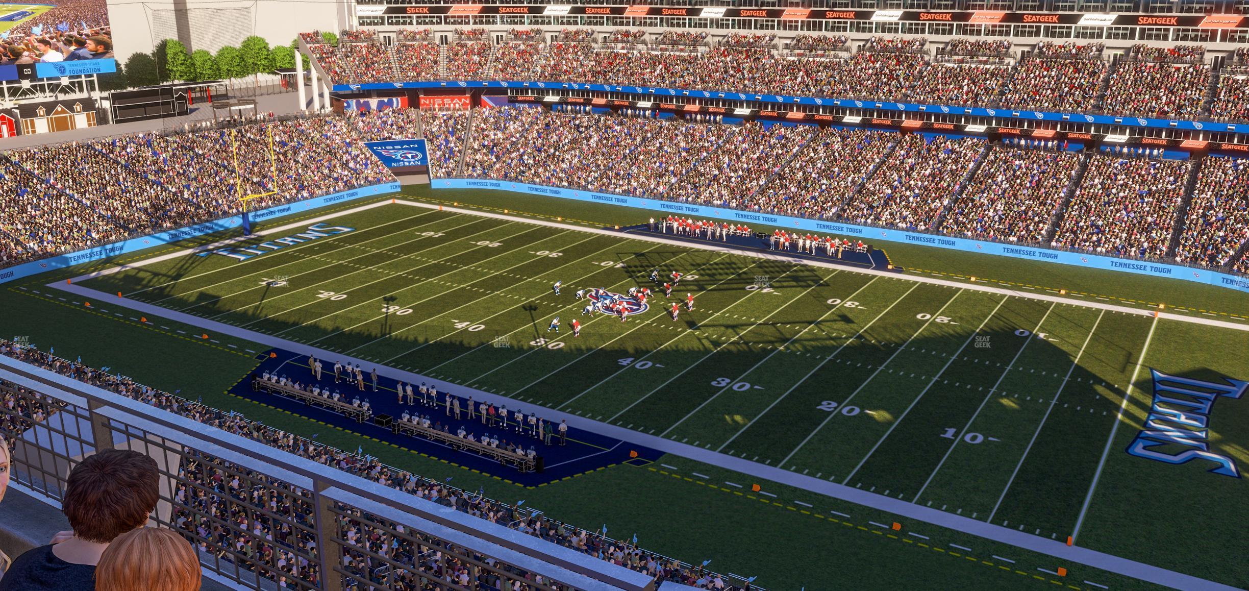 Seating view for Nissan Stadium Section Loge 331