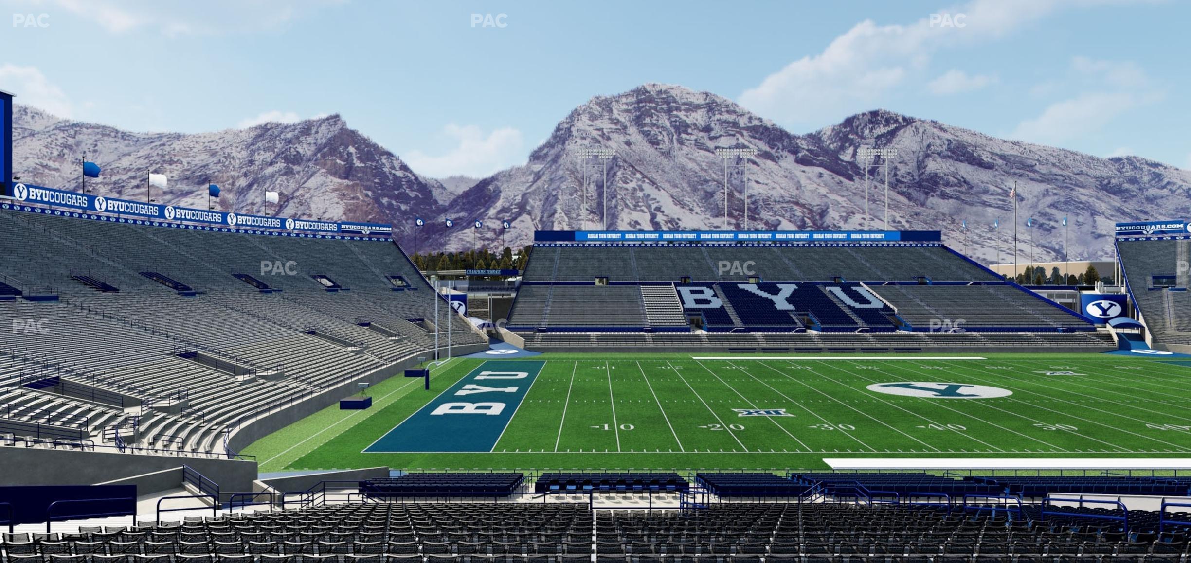 Seating view for LaVell Edwards Stadium Section 8 A Wc