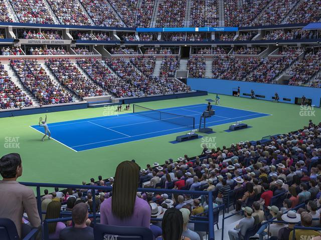 Seating view for Arthur Ashe Stadium Section Suite 129