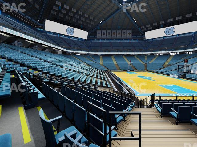 Seating view for Dean Smith Center Section 115