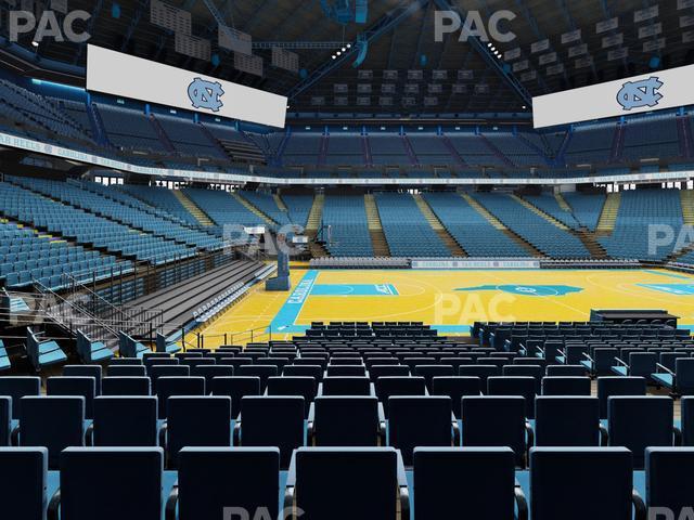 Seating view for Dean Smith Center Section 124