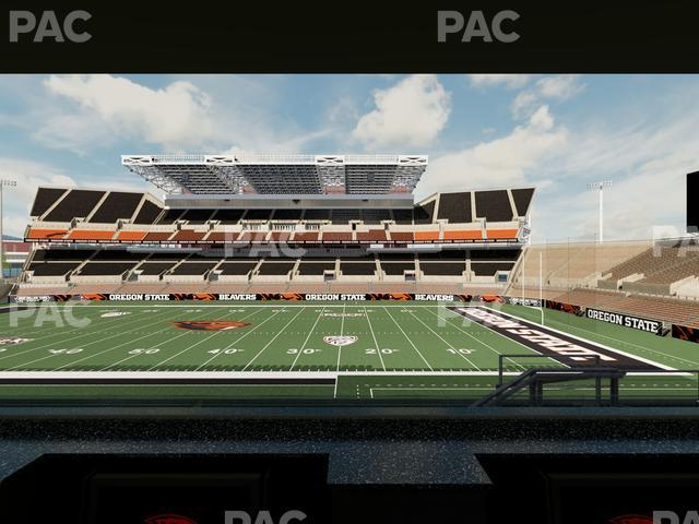 Seating view for Reser Stadium Section Box 2