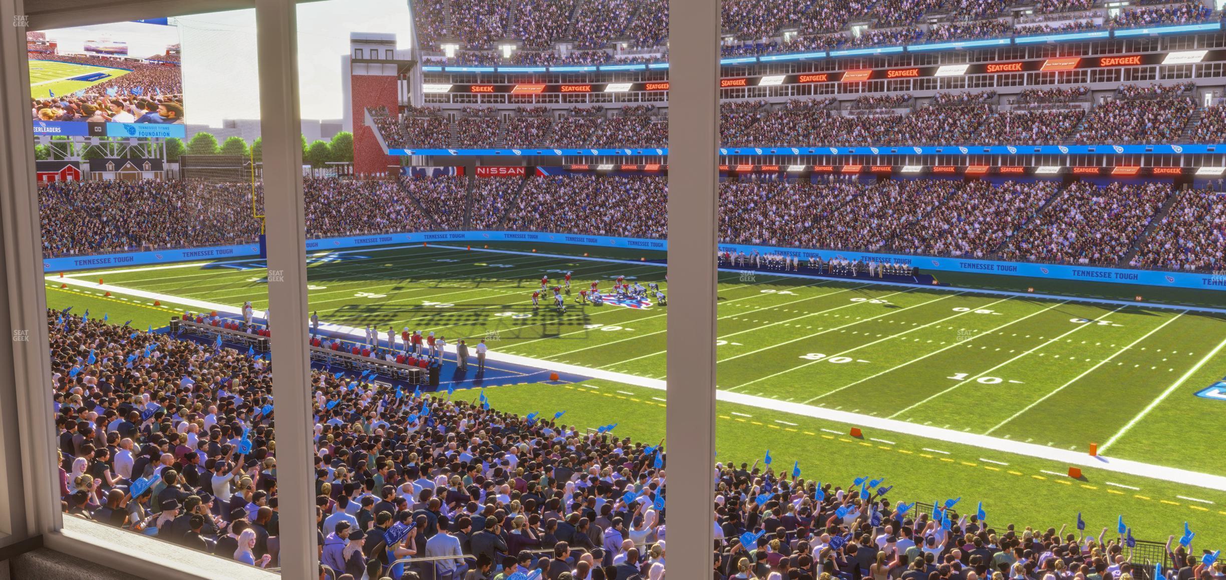 Seating view for Nissan Stadium Section Suite 3 E