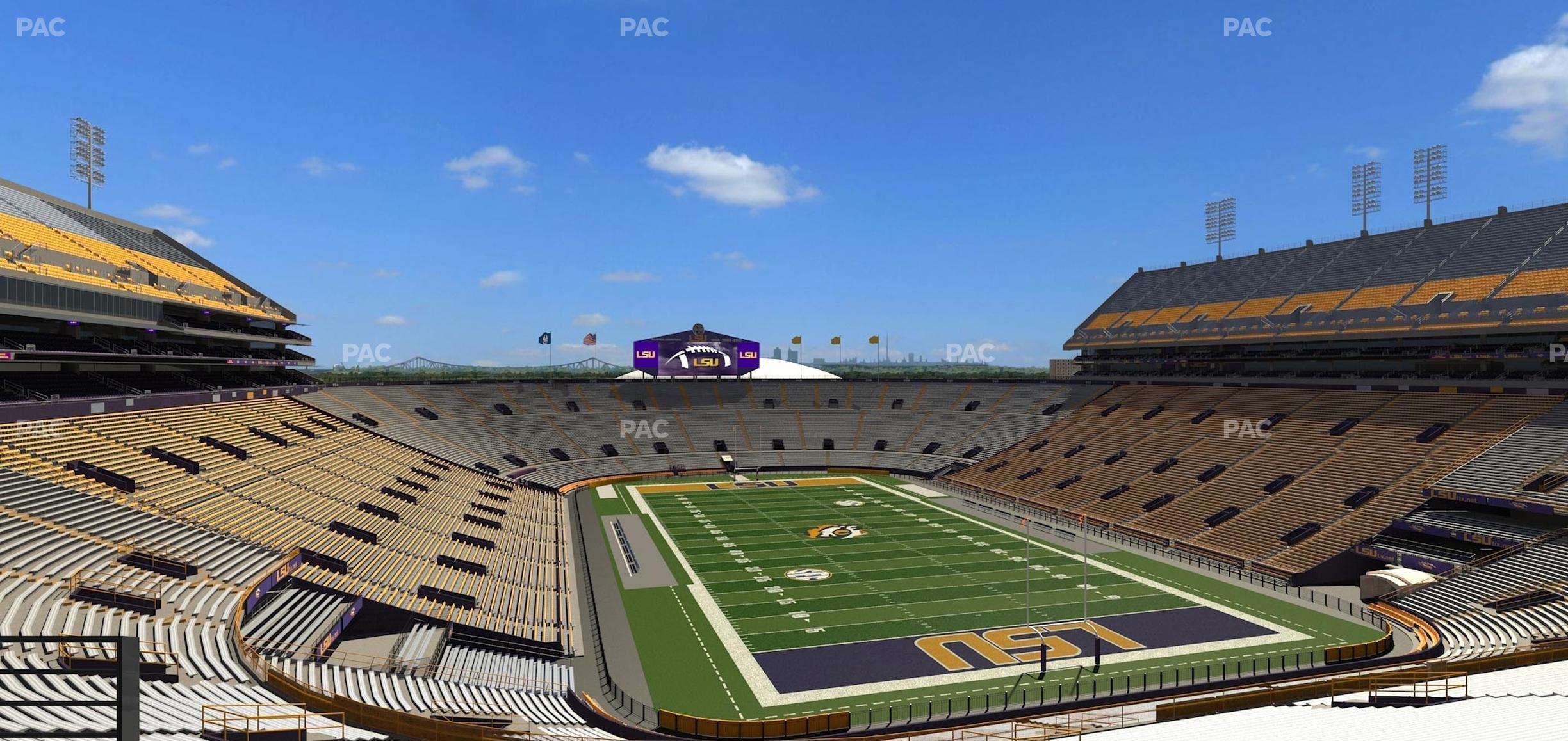 Seating view for Tiger Stadium Section Suite 163